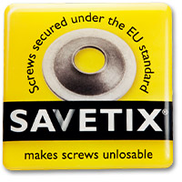 Skaffa vårt nya SAVETIX-klistermärke.