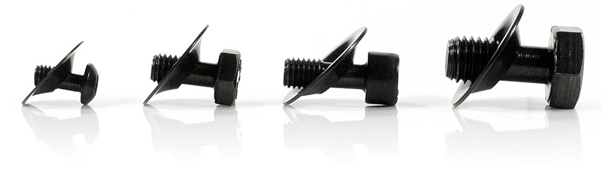 Oförlorbara SAVETIX®-skruvar finns nu också tillgängliga i svartfärgad utformning (mot en extra avgift)